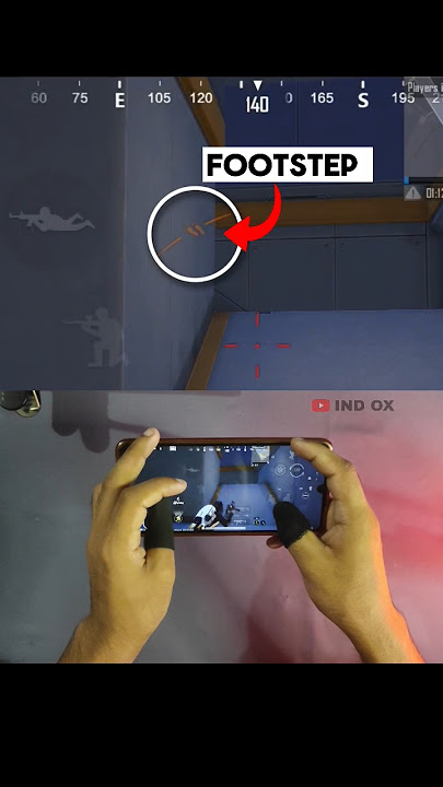 BGMI PUBG MOBILE SETTING GUIDE 9 FOOTSTEP #shorts