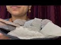 New Video White Shale Stone Eating Multani Mitti Eating Clay Paste Eating Crunch Swallow Hina Asmr