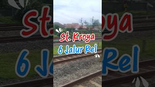 Detik-detik Kereta Api tiba di Stasiun Kroya