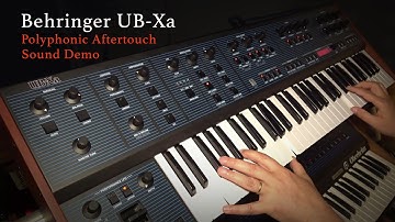 Behringer UB-Xa - Polyphonic Aftertouch Sound Demo