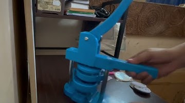 How to assemble Button Press - Badge maker #Tutorial