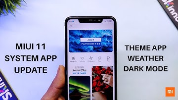 Miui System Apps Update | New Theme App,Weather And Screen Recorder