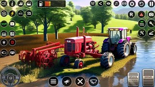 🔴play real tractor game, tractor farm game, farm driving game, tractor wala game 🚜 Indian Tractor 3D screenshot 5