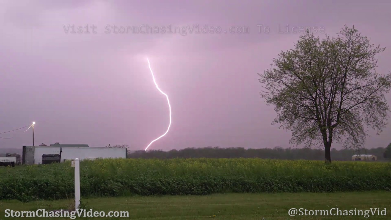 Washington, IA Severe Warned Supercell Thunderstorm - 5/14/2020