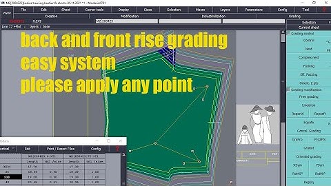 Lectra_0121 back and front rise grading easy system please apply any point