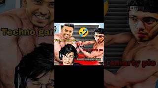 Armwrestling between Techno gamerz and Yes smarty pie 🔥😂.#armwrestling#youtube#shorts#technogamerz .