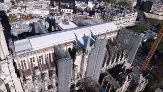 Notre-Dame Cathedral, Paris, France - Drone Footage (Oct 2021)