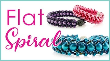Flat Spiral Bracelet Tutorial