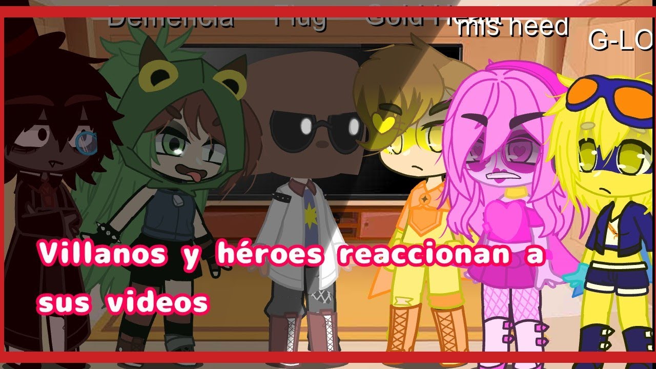 Download ✨Villanos y héroes reaccionan a sus videos parte 3✨//#villanous #gacha #villanos