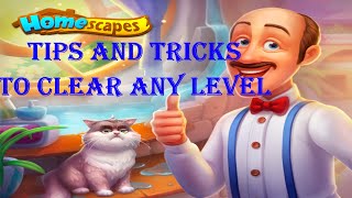 HOMESCAPES - TIPS & TRICKS TO CLEAR ANY LEVEL!! (no hack!) screenshot 2