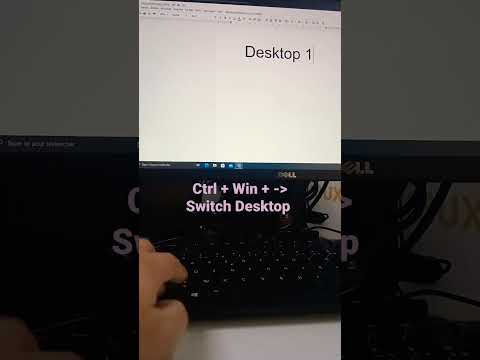Quickly switch between Virtual Desktops