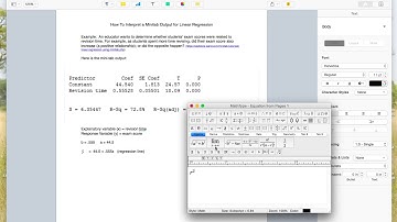Interpeting Minitab Output