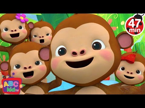 Five Little Monkeys Jumping on the Bed 2 + More Nursery Rhymes & Kids Songs - CoComelon