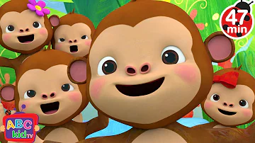 Five Little Monkeys Jumping On The Bed 2 More Nursery Rhymes Kids Songs CoComelon Five Little Monkeys Jumping On The Bed 2 More Nursery Rhymes Kids Songs CoComelon