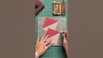Let’s sew 🪡 an Ohio Star Quilt block with a little variation! #quiltingpatterns #quiltblock