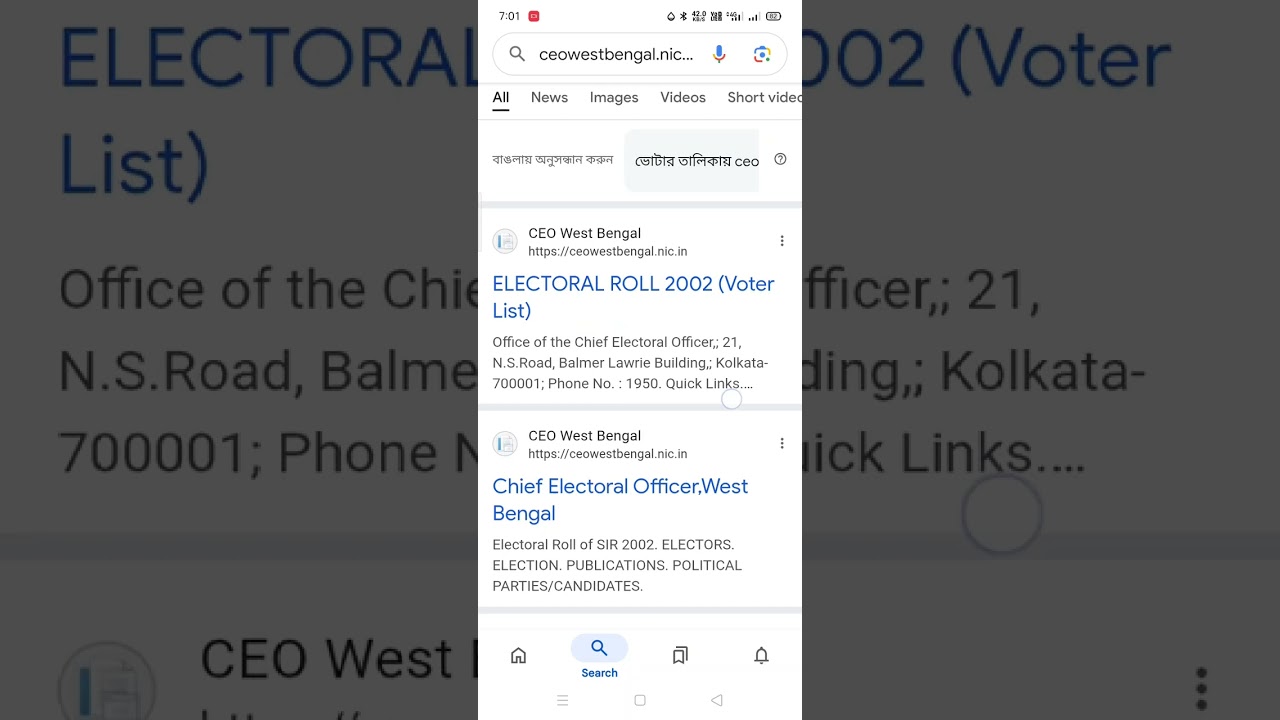 How to check the 2002 celler voter list