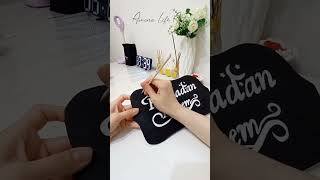 DIY ramadan mubarak #aminalifeart #ramadan #ramadanmubarak #ramadanspecial #youtubeshorts