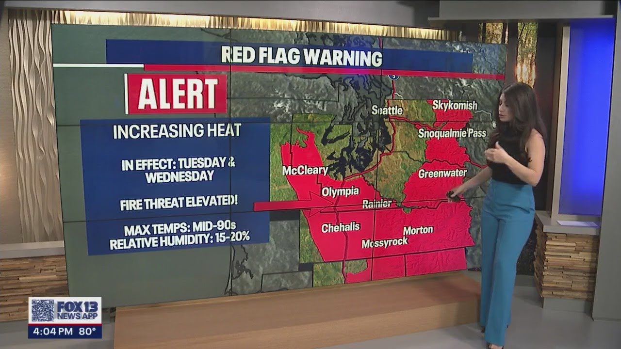 Red Flag Warning in place for parts of western Washington | FOX 13 ...