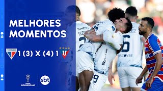 Thumbnail for Fortaleza 1 (3) x (4) 1 LDU - Melhores momentos e todos os pênaltis | Copa Sul-Americana 2023