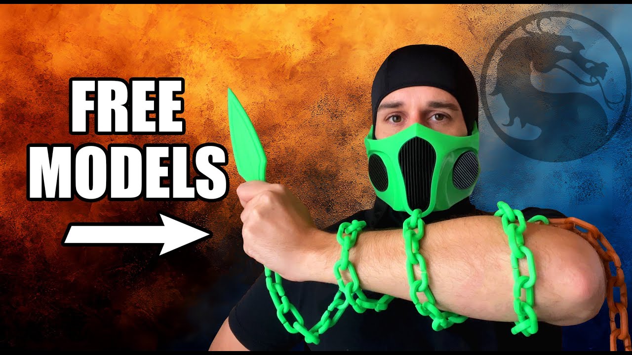 Mortal Kombat: Scorpion | FREE 3D Models!!!