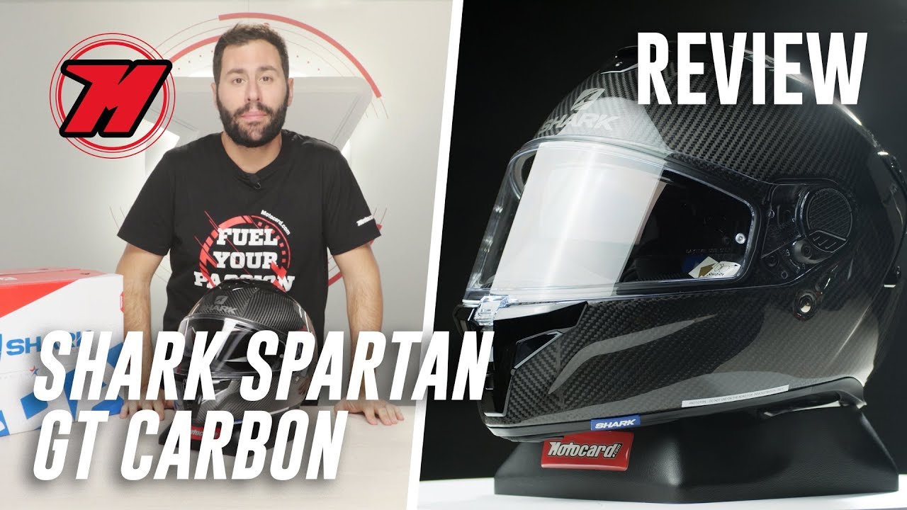 CASCO SHARK SPARTAN GT CARBON URIKAN ATHRACITE WHITE, Cascos y  equipamiento para ti y tu moto