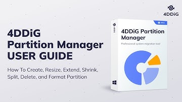 4DDiG Partition Manager Tutorial | Create, Resize, Extend, Shrink, Split, Delete, Format Partition