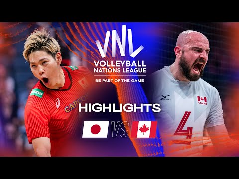🇯🇵 JPN vs. 🇨🇦 CAN - Highlights Week 2 | Men's VNL 2023