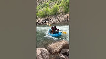 Catching Eddies in the Intermediate Packrafting Course in August #packrafting