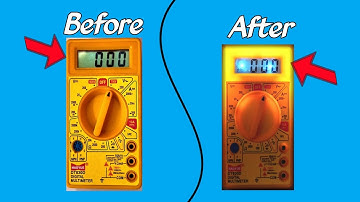 How To Make A Install Multimeter Display Light | Multimeter Display Light Install At Home