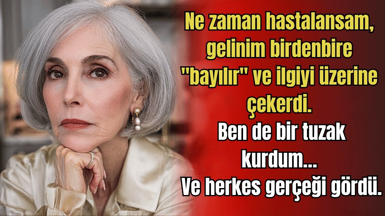 Gelinim Her Hastalandığımda Bayılıyordu… Sonunda Ona Bir Tuzak Kurdum!