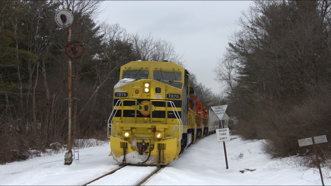 BERX 7876 Veterans Unit Leads B&E's EDRJ from Clifton Park, NY to Rotterdam Junction, NY | 2/3/26