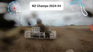 NZ national grass kart championship in timaru race #4