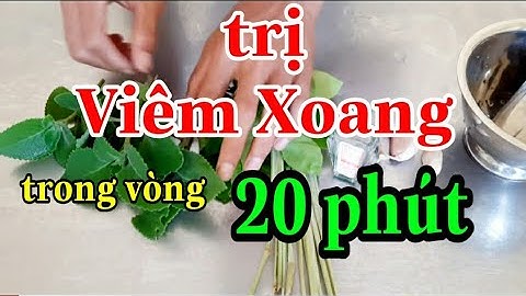 🔴 Cách làm bài thuốc trị viêm xoang cực kì hiệu quả, dễ làm