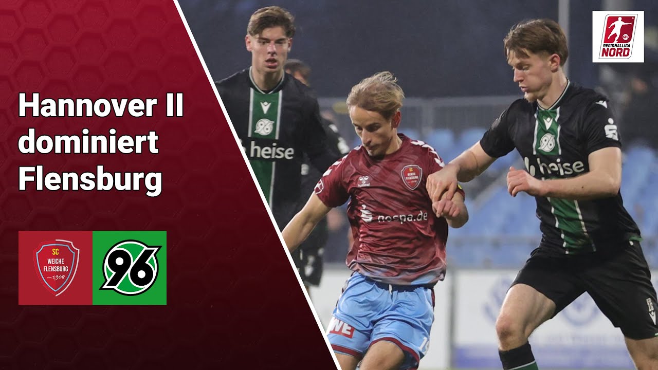 SC Weiche Flensburg 08 - Hannover 96 II | Regionalliga Nord 22. Spieltag