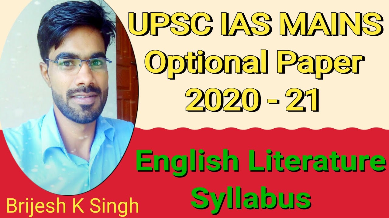 upsc-ias-english-literature-optional-syllabus-mains-by-only