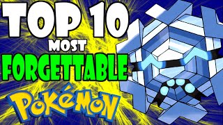 Top 10 Most Forgettable Pokemon (ft. HoodlumScrafty)