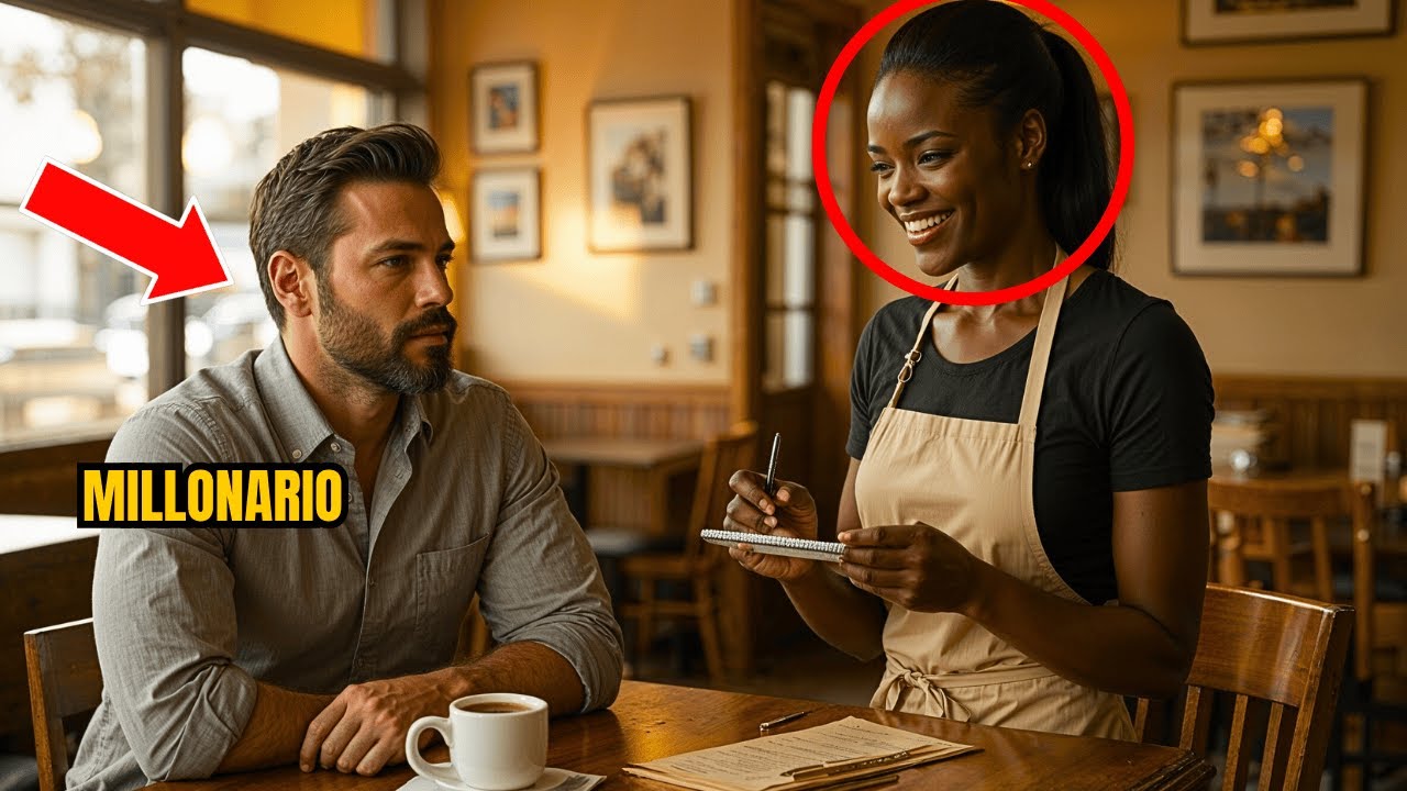 Todos Los Meseros Huían Del Hombre RICO E INSOPORTABLE... Hasta Que La Nueva NEGRA Lo Enfrentó