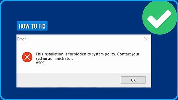 How to Fix This Installation is Forbidden by System Policy in Windows 10/11 (2025)