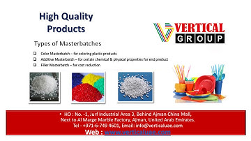 verticaluae masterbatches