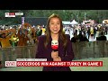 Socceroos win the first game of FIFA World Cup against Turkey
