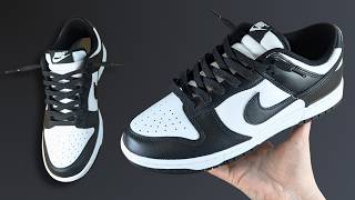 HOW TO LACE NIKE DUNK 1 LOWS LOOSELY (BEST WAY!) screenshot 4