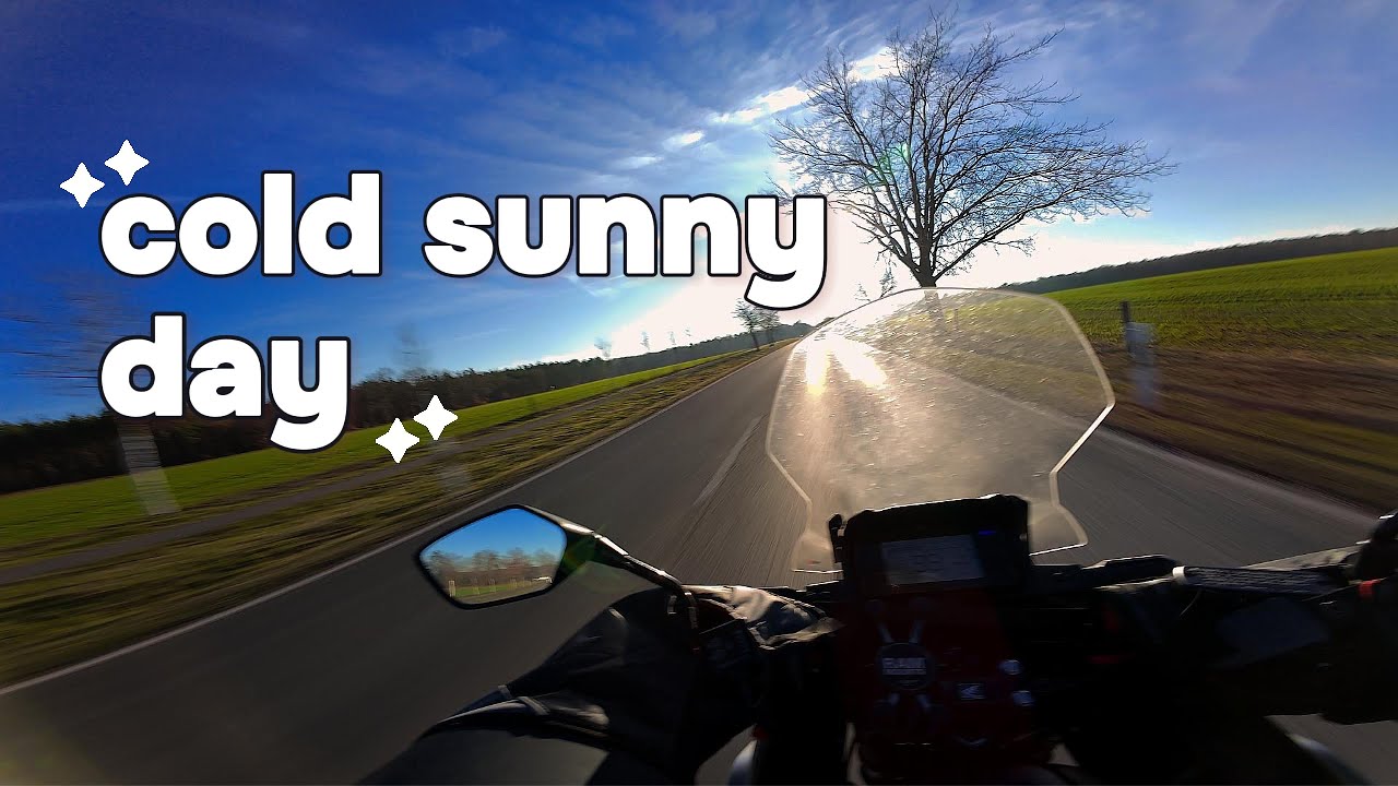 Cold sunny day, Motorcycle Ride - YouTube