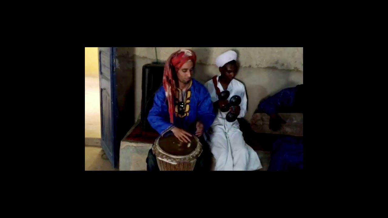Gnaoua Music drums playing mix style.