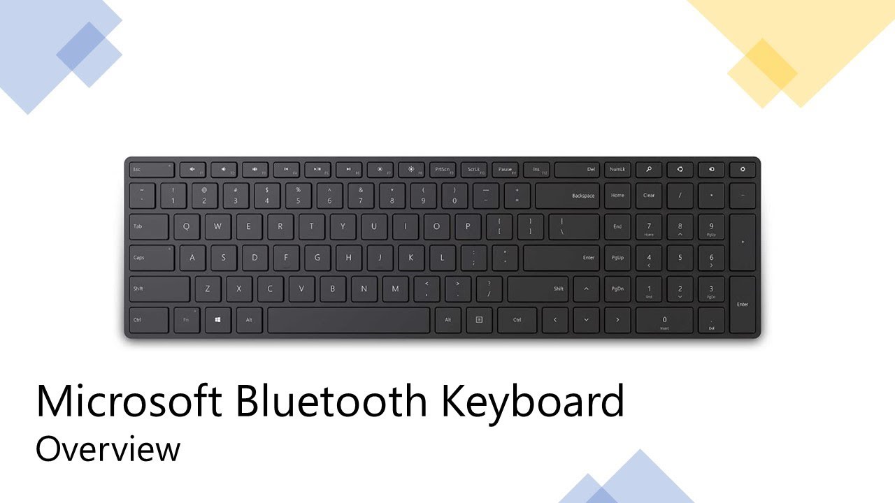 Maar Afleiding Fraude Microsoft Bluetooth Keyboard - YouTube