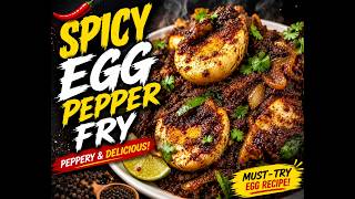 Ultimate Spicy Egg Pepper Fry  The Best Egg Pepper Fry Youll Ever Make For Parathachapatiroti