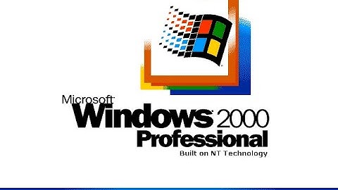 Windows XP with Windows 2000 boot  screen