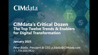 Cimdata Critical Dozen