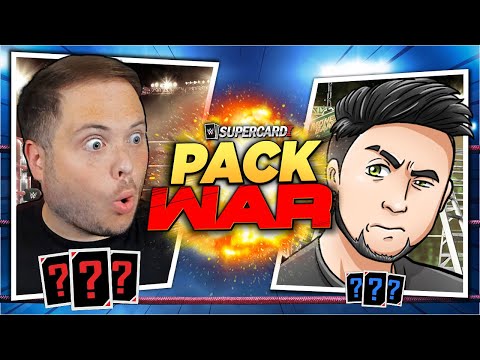 EPIC WWE SuperCard PACK WAR! But If I Lose, He DELETES My Cards..