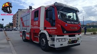 vigili del fuoco Palermo: RIPARTENZA DAL POSTO 1A PER SOCCORSO A PERSONA