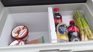 Nice Manastin 12 Volt Refrigerator, 37QT Electric Cooler, Electric Cooler APP Control, Portable Free
